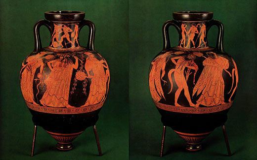 Dionysos mit Gefolge (Spitzamphora)