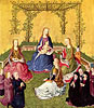 Maria im Rosenhaag mit Heiligen