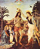 Taufe Christi (zusammen mit Andrea del Verrocchio)