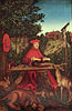 Kardinal Albrecht von Brandenburg als Hl. Hieronymus im Grünen