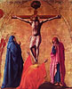 Polyptychon für S. Maria del Carmine in Pisa, Bekrönung: Kreuzigung Christi