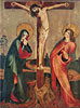 Kreuzigung Christi mit Maria und Johannes d. E.