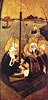 Magdalenenaltar, linker Seitenflügel: Meerfahrt der Heiligen