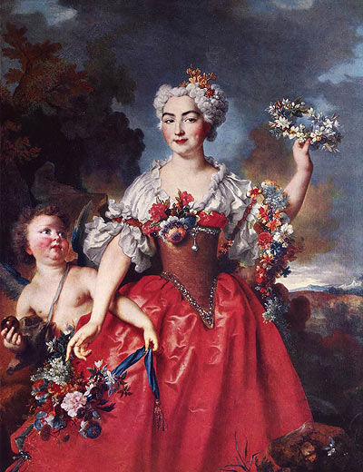 Marquise de Gueydan als Flora