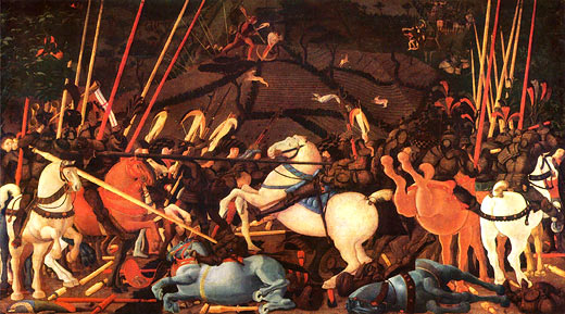 Schlacht von S. Romano (mittlere Tafel)