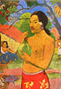Tahitische Frau mit Frucht (Ausschnitt)