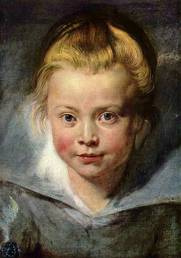 Ein Kinderkopf (Clara Serena Rubens)