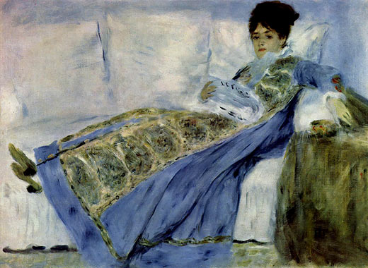 Madame Monet auf dem Sofa