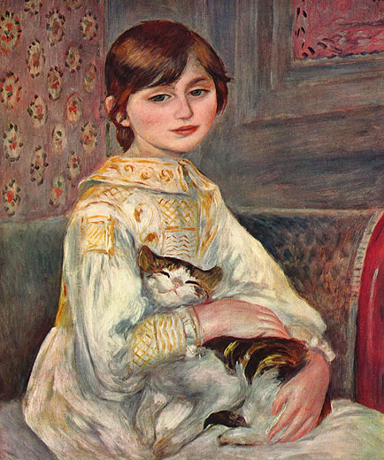 Mademoiselle Julie Manet mit Katze