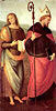 Johannes der Täufer und der heilige Augustinus