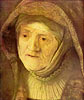 Rembrandts Mutter (Ausschnitt)
