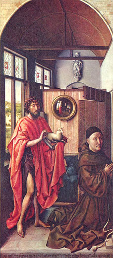 Johannes der Tufer und Bruder Heinrich von Werl