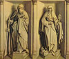 Altar des Stabwunders und der Vermählung Mariae, Rückseite: Der hl. Jakob der Ältere und die hl. Klara