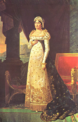 Letizia Bonaparte in Hoftracht