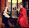 Maria wird vom heiligen Lukas gemalt