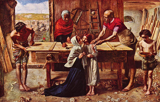 Christus im Hause seiner Eltern