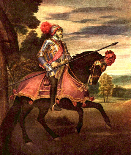 Karl V. zu Pferde