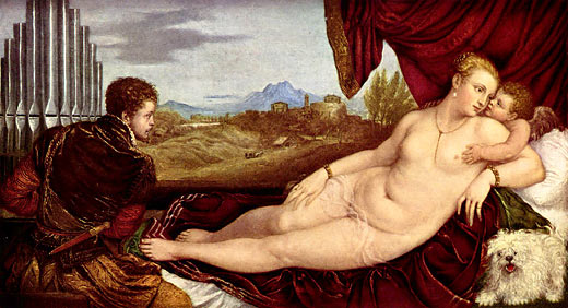 Venus mit dem Orgelspieler