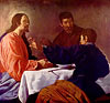Christus und die Jünger von Emmaus