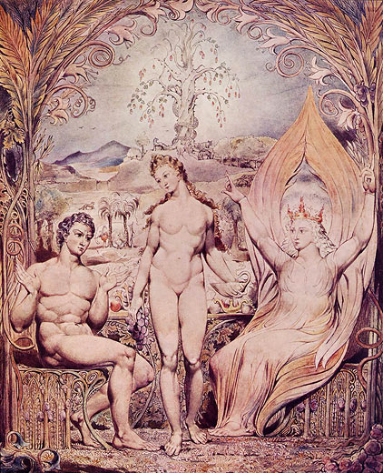 Erzengel Raphael mit Adam und Eva