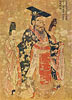 Kaiser Wu-Ti aus der späten Chou-Dynastie (Ausschnitt aus der Bildrolle der »Kaiserporträts«)